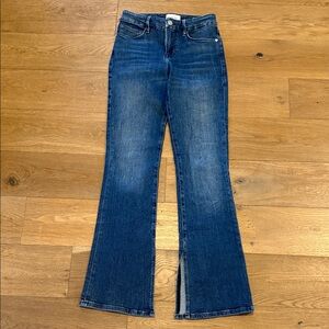 Frame Denim Le Mini Boot Split Hem Jeans - 26